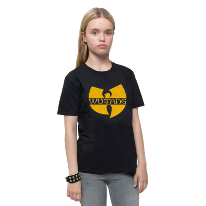 WU-TANG CLAN - LOGO - Kids T-Shirt Black