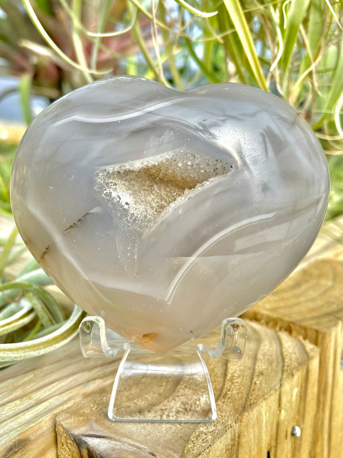 WYSIWYG- Druzy Agate Heart