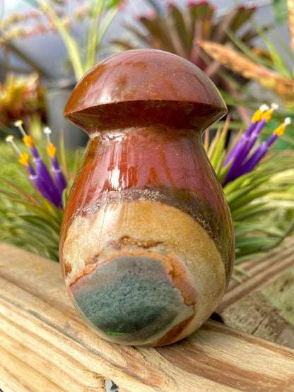 WYSIWYG- Ocean Jasper Mushroom