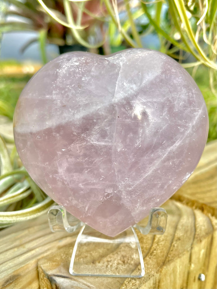 WYSIWYG- Rose Quartz Heart