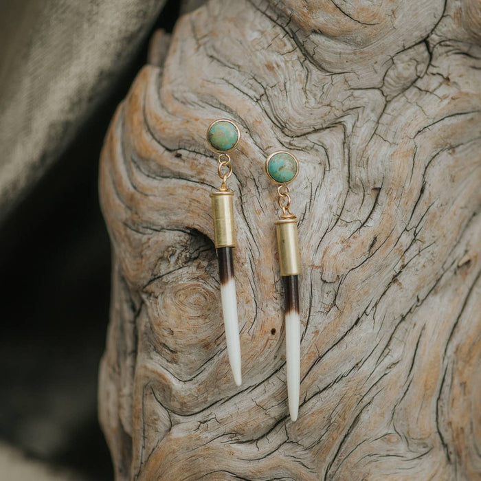 Yellowstone Beth Dutton Quill Studs // Turquoise Variant