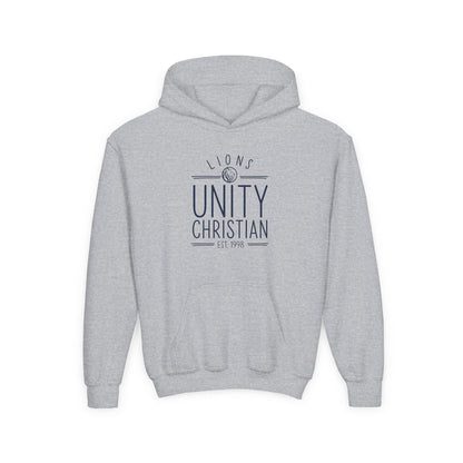 Youth Hoodie — Unity Christian Lions School Spirit Sweatshirt