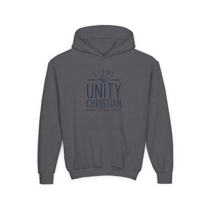 Youth Hoodie — Unity Christian Lions School Spirit Sweatshirt