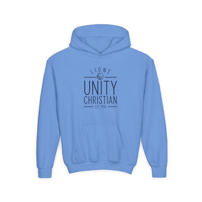 Youth Hoodie — Unity Christian Lions School Spirit Sweatshirt
