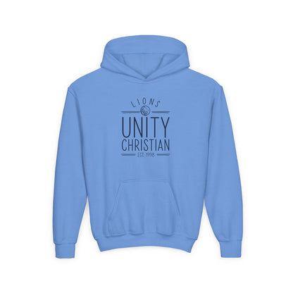 Youth Hoodie — Unity Christian Lions School Spirit Sweatshirt