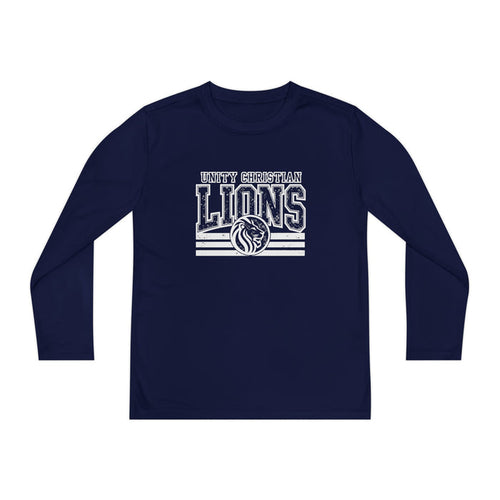 Youth Long Sleeve Competitor Tee — Lions Team Athletic Shirt (School Spirit)
