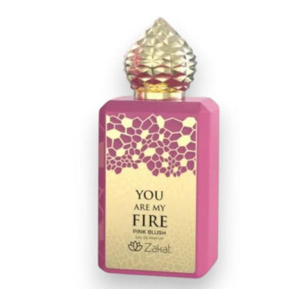 Zakat Parfums You Are My Fire Pink Blush – Unisex Eau de Parfum 3.4 oz (100ml)