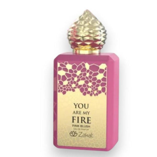Zakat Parfums You Are My Fire Pink Blush – Unisex Eau de Parfum 3.4 oz (100ml)