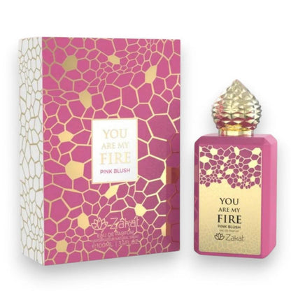 Zakat Parfums You Are My Fire Pink Blush – Unisex Eau de Parfum 3.4 oz (100ml)