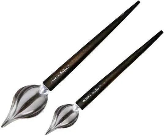 Zeroll - Deco Spoons With Beechwood Handle, Pack of 2 - 6100-DS