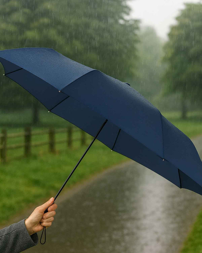 Ziggy Compact Folding Umbrella - Dark Blue - Country Collection