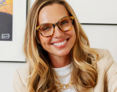 Zinnia Blue Lights Glasses by Peepers: Tokyo Tortoise