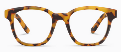 Zinnia Blue Lights Glasses by Peepers: Tokyo Tortoise